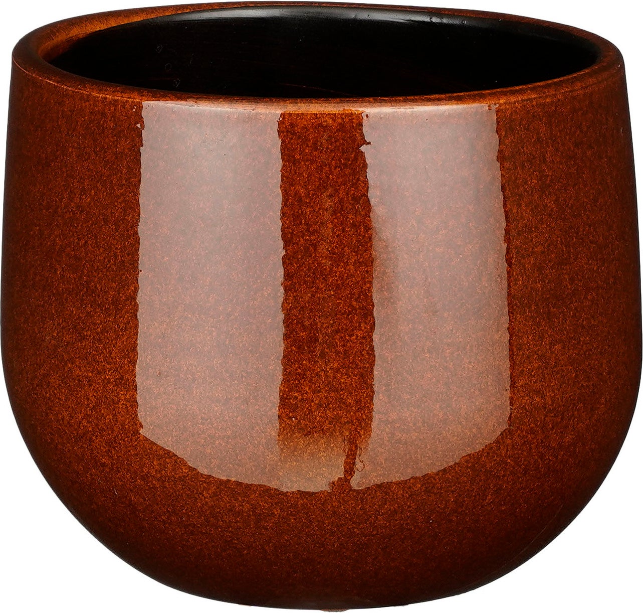Mica Decorations bloempot Pablo bruin D 16 H 14 cm