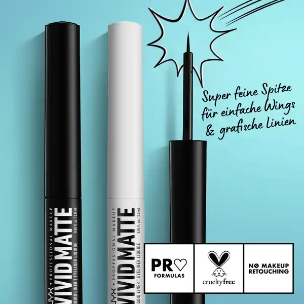 Vivid Matte Liquid Liner Black