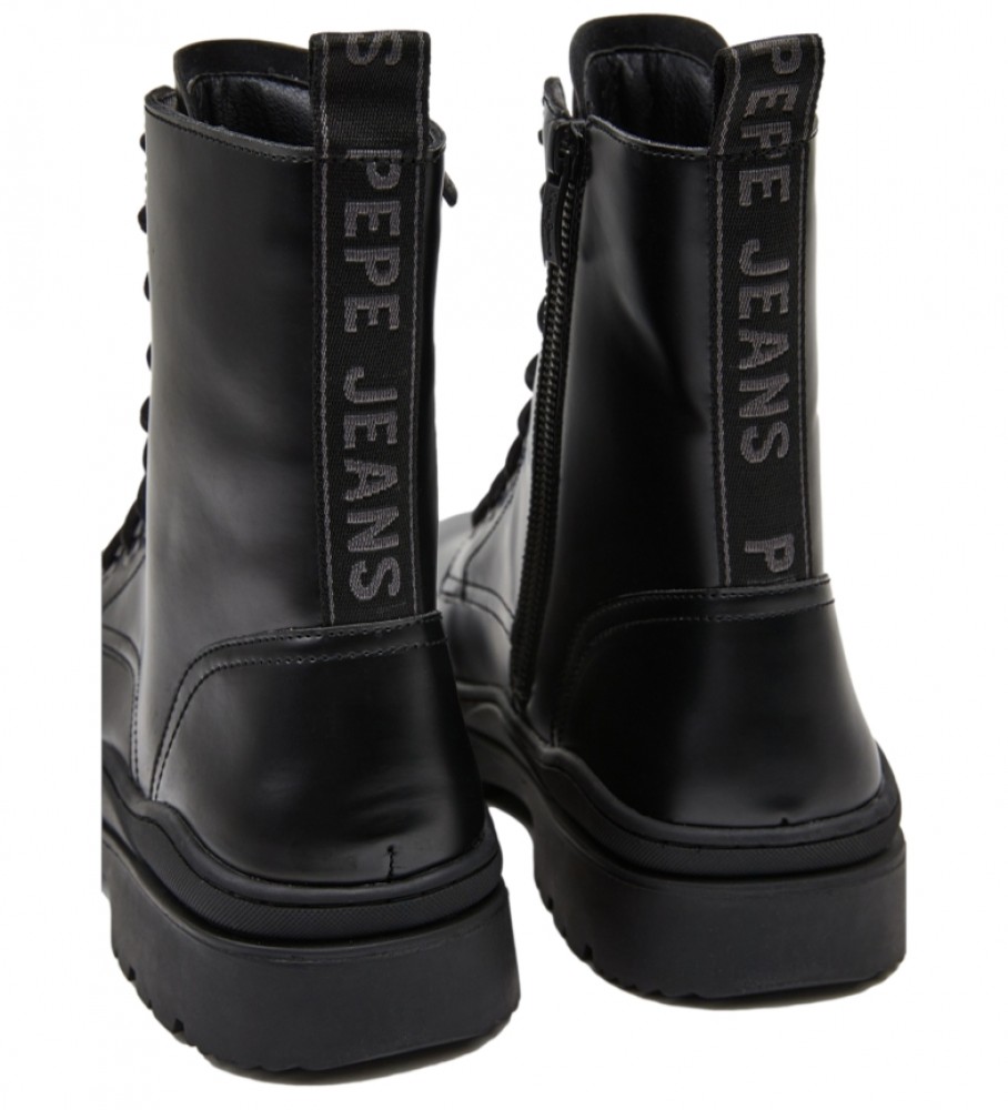 Bota Pepe Jeans Soda Track para homem, preta