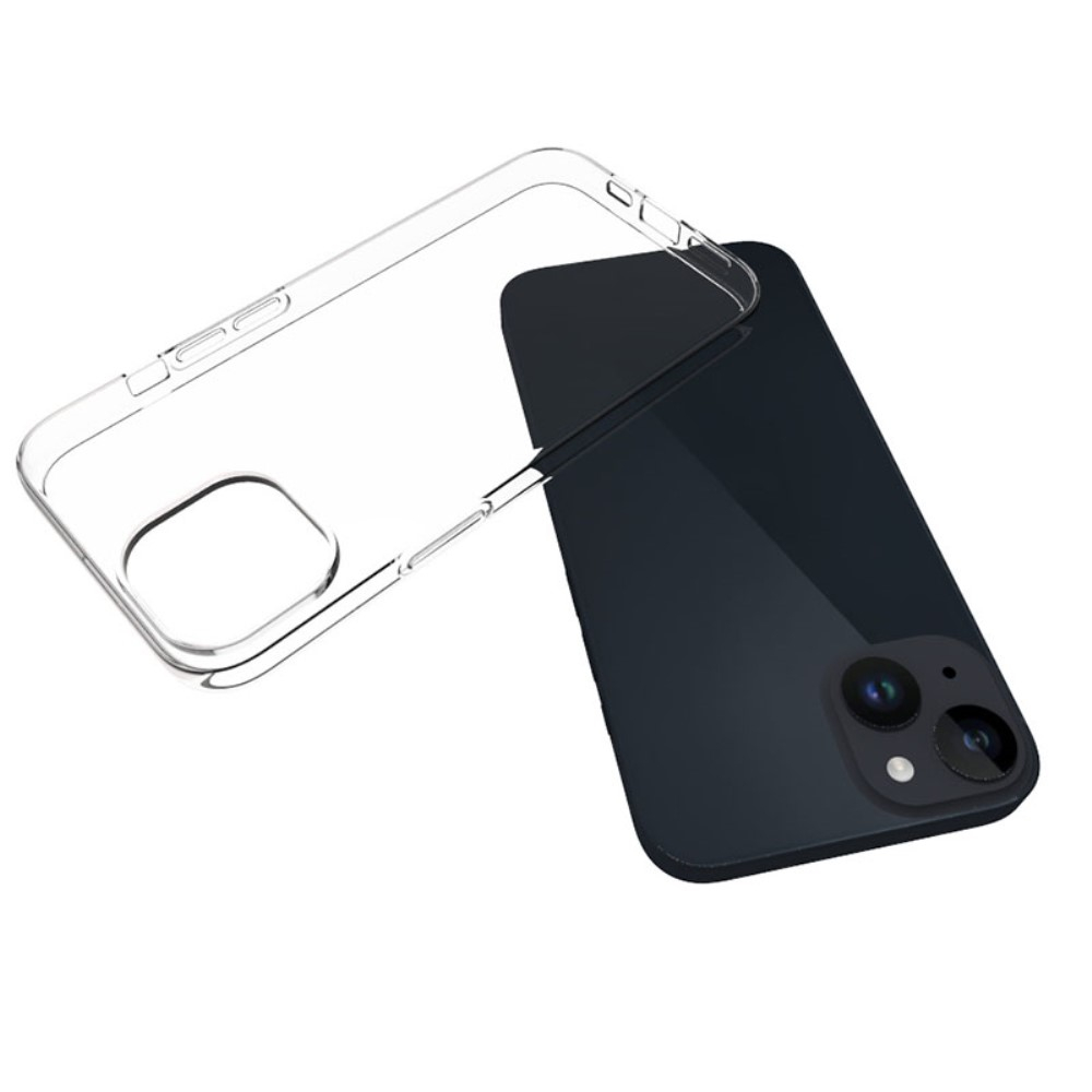 iPhone 15 Gummi Case Hülle Slim Design 1.0 mm - Transparent