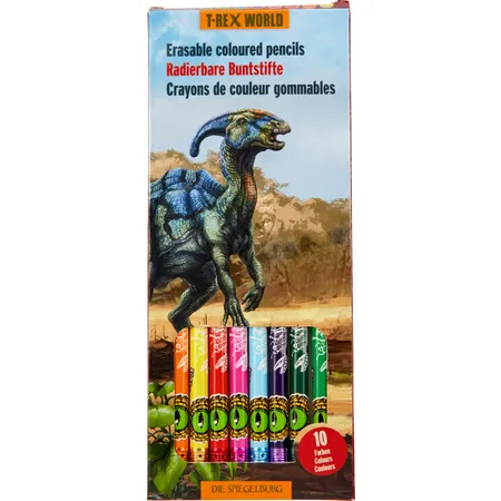 Die Spiegelburg Radierbare Buntstifte - T-Rex World
