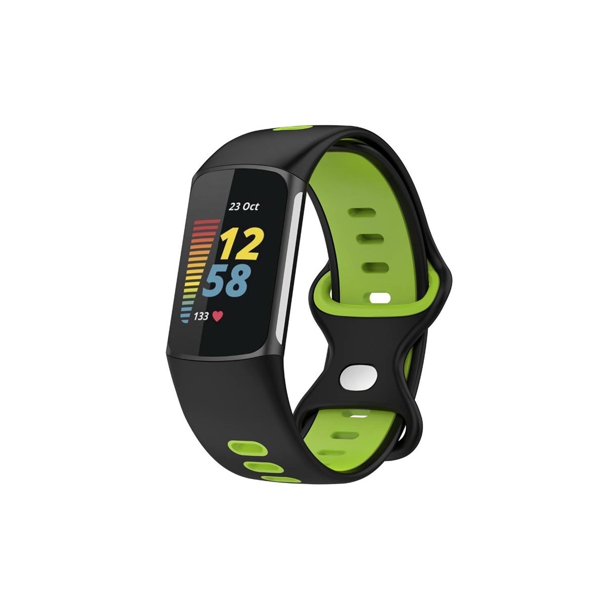 Twin Sport Armband Fitbit Charge 5 - Svart/lime