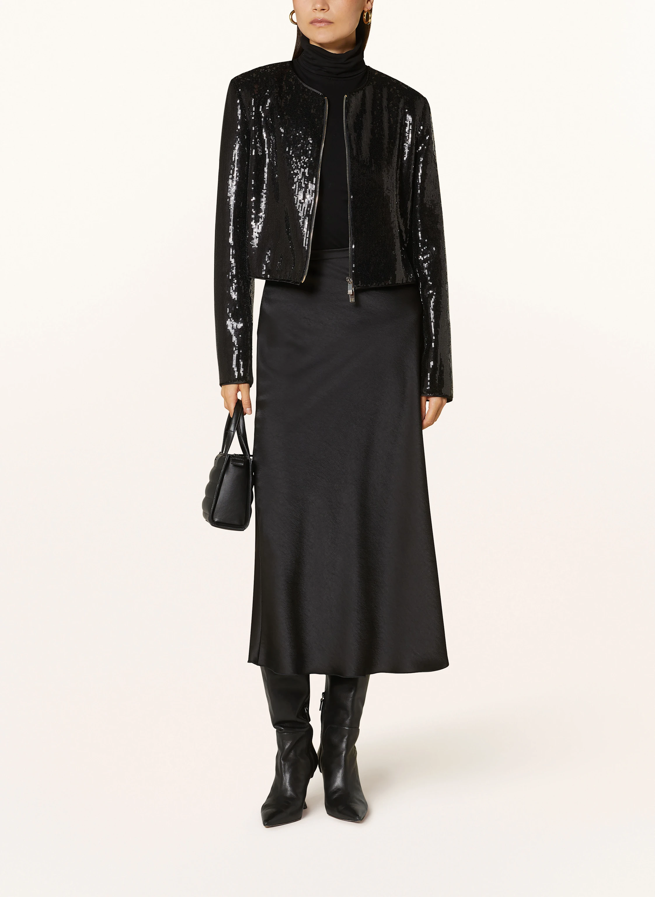 RIANI Kastenjacke mit Pailletten