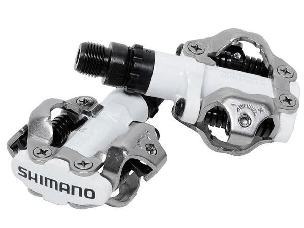 Shimano M520 SPD Pedaler, White