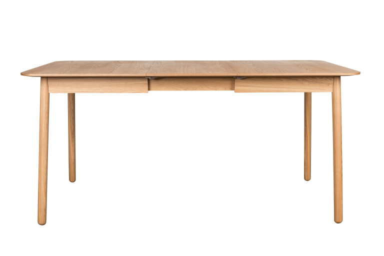 Zuiver Glimps uitschuifbare tafel 120x80 zwart