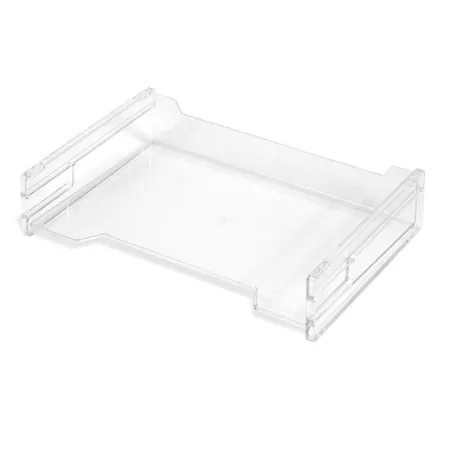 Herlitz Ablagekorb hochglanz transparent, A4 quer