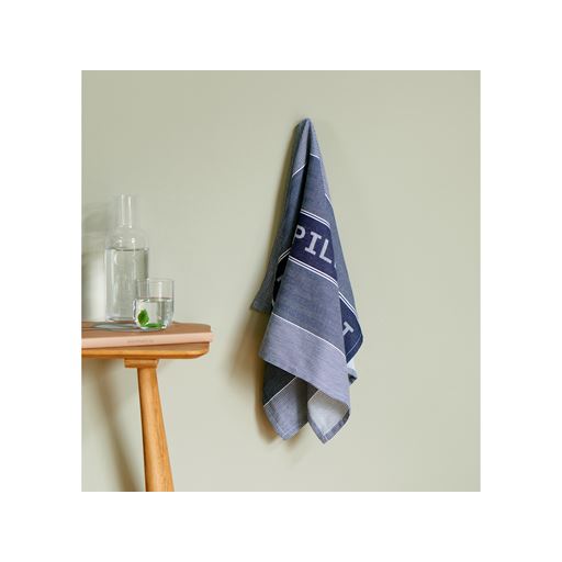 Pillivuyt Viskestykke, Blue/White, 80x50 cm