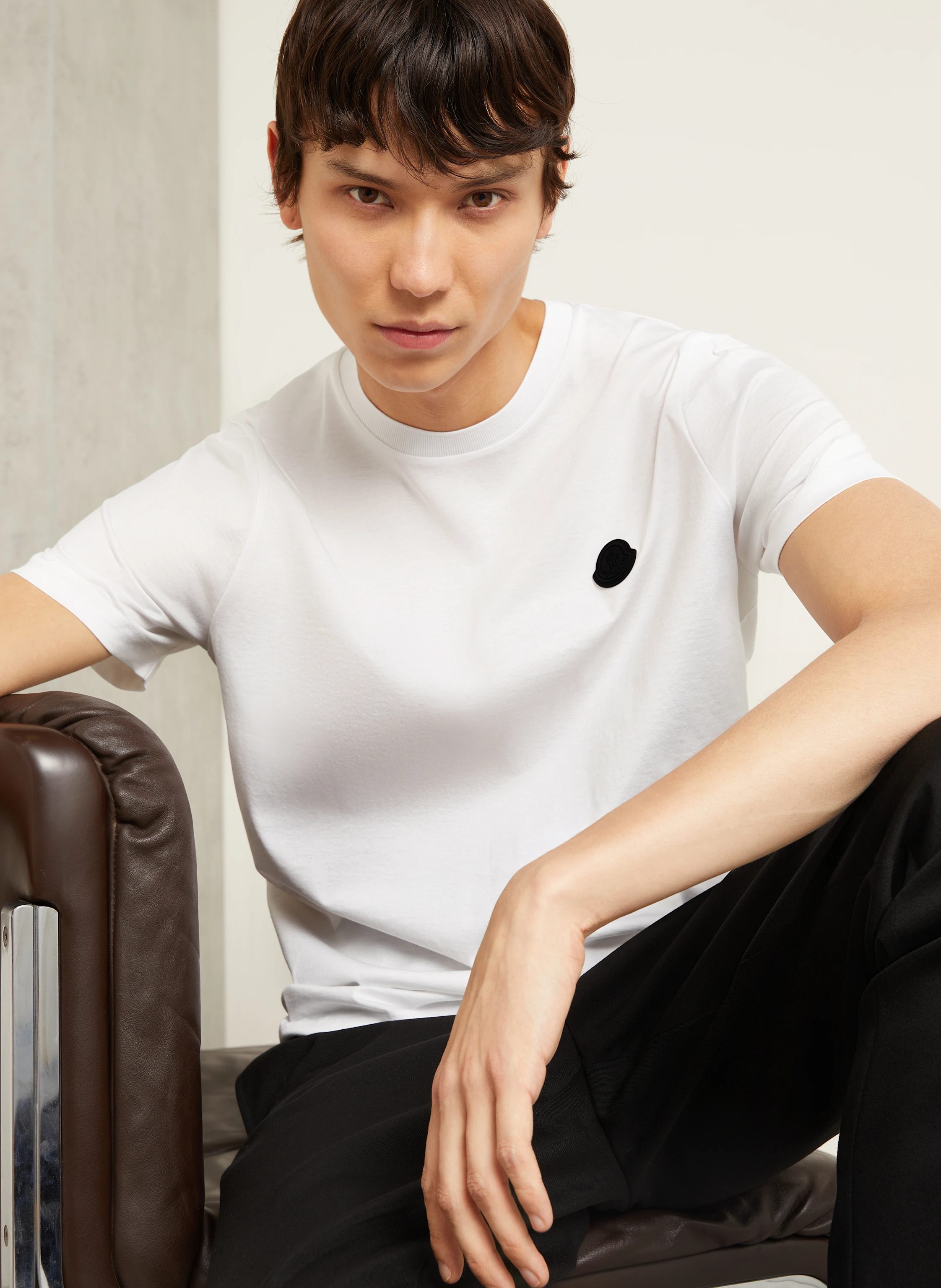 MONCLER T-Shirt im Materialmix