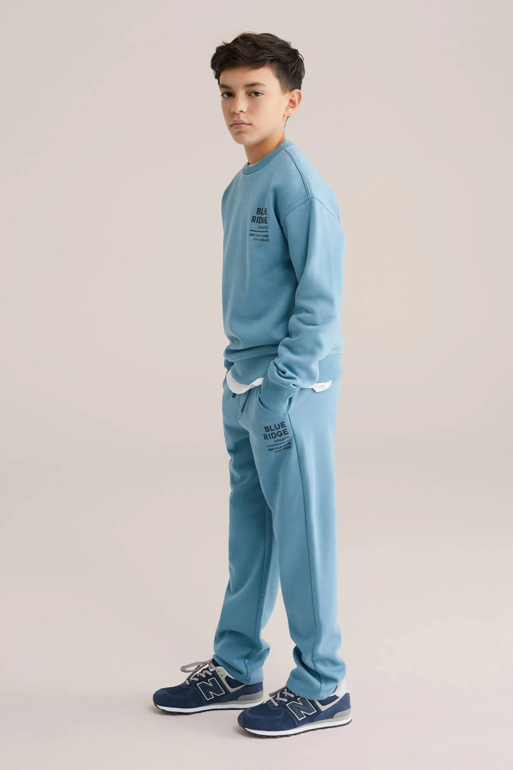 WE Fashion Blue Ridge sweater blauw
