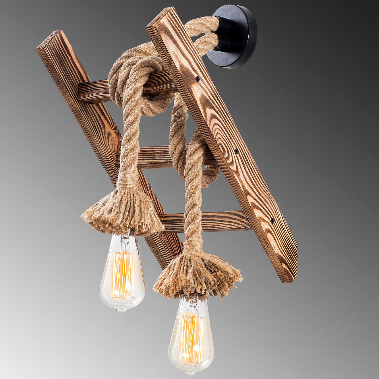 Opviq Applique murale Erebos bois - 25x26x45 cm