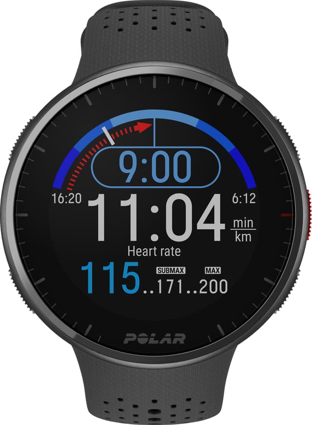 Polar Pacer Pro sportsur S/L (grå/sort)