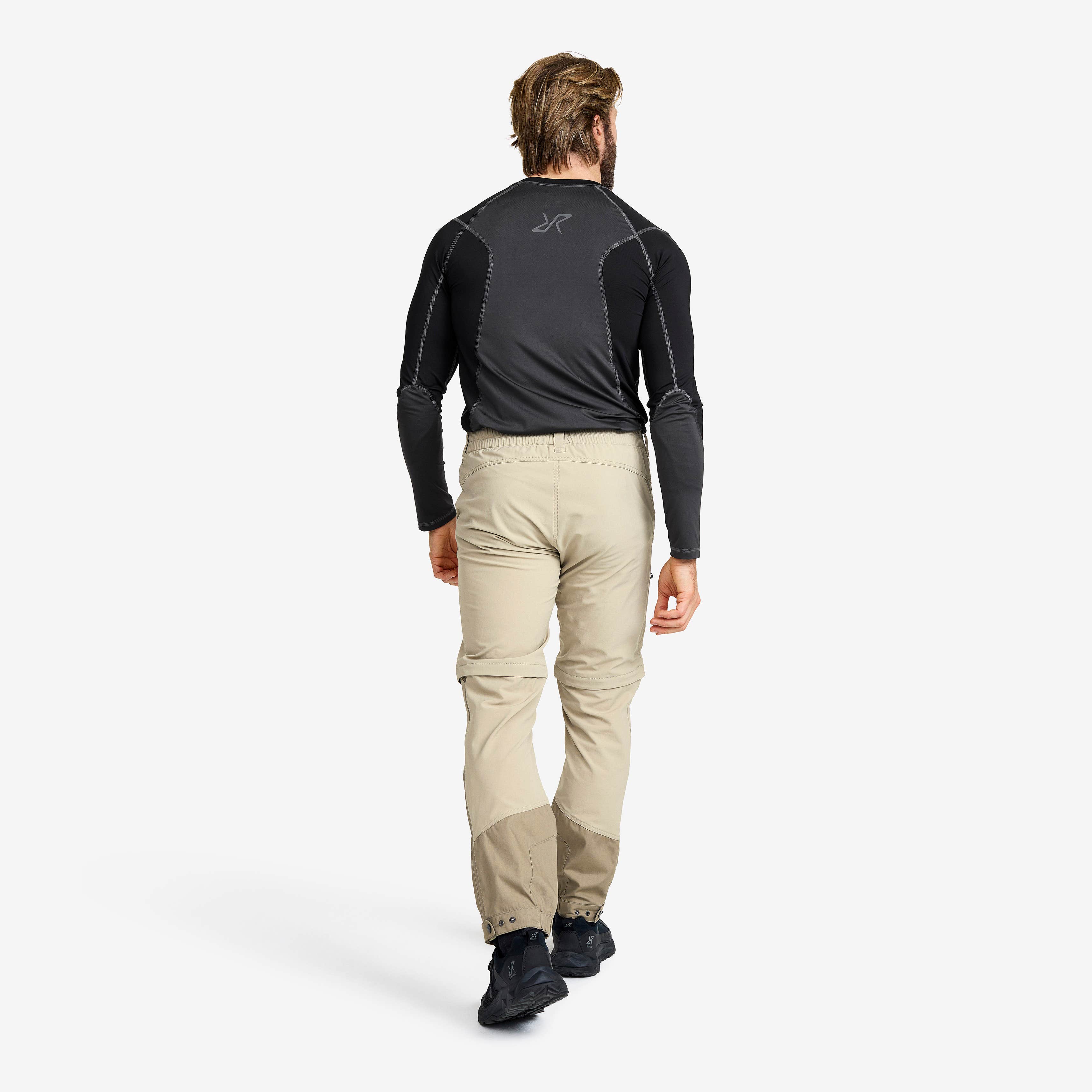 Range Pro Stretch Zip-off Pants Herre Aluminium/Brindle