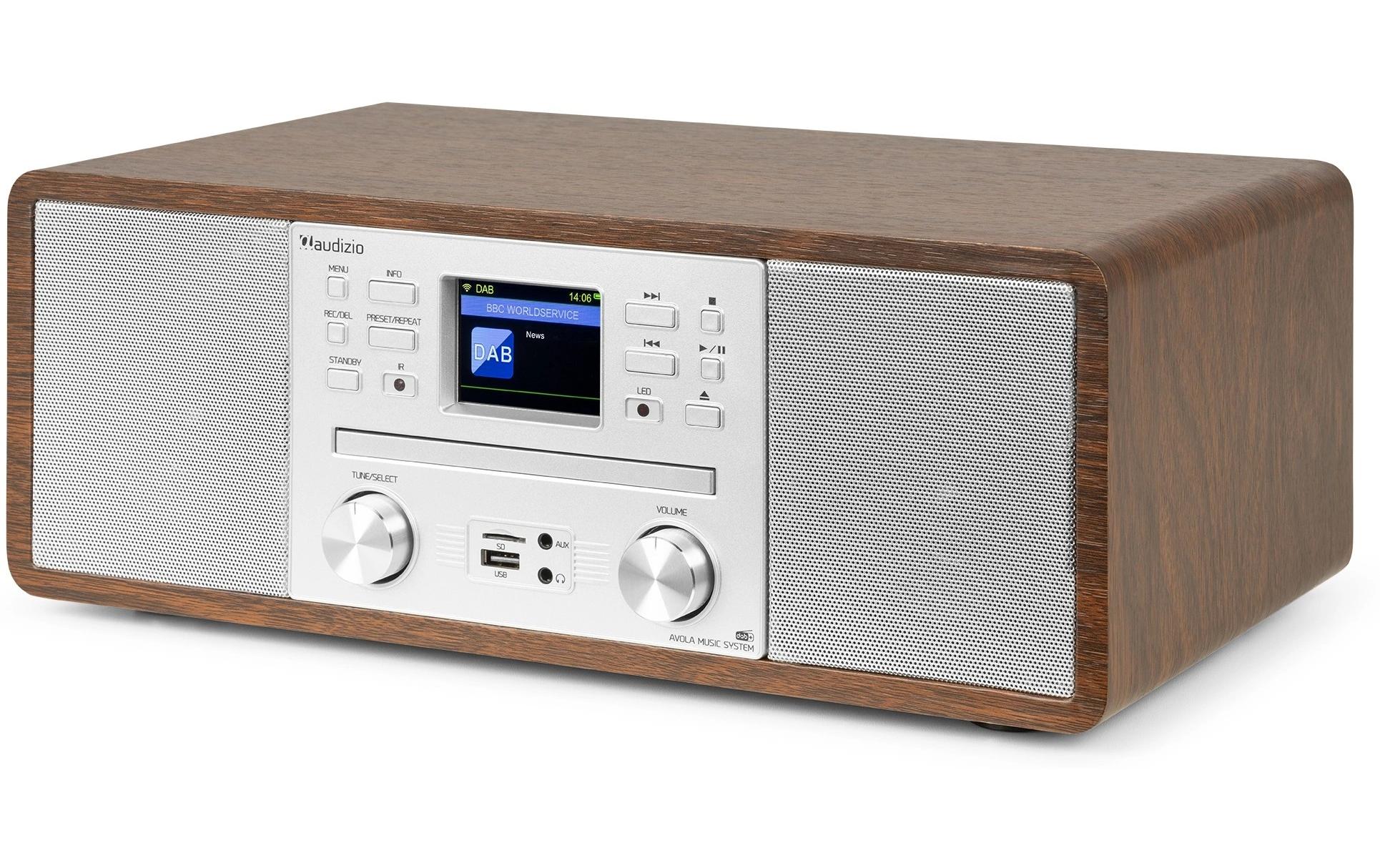 DAB+ Radio Avola SilberDAB+ Radio mit CD Spieler, Internet Radio und Bluetooth