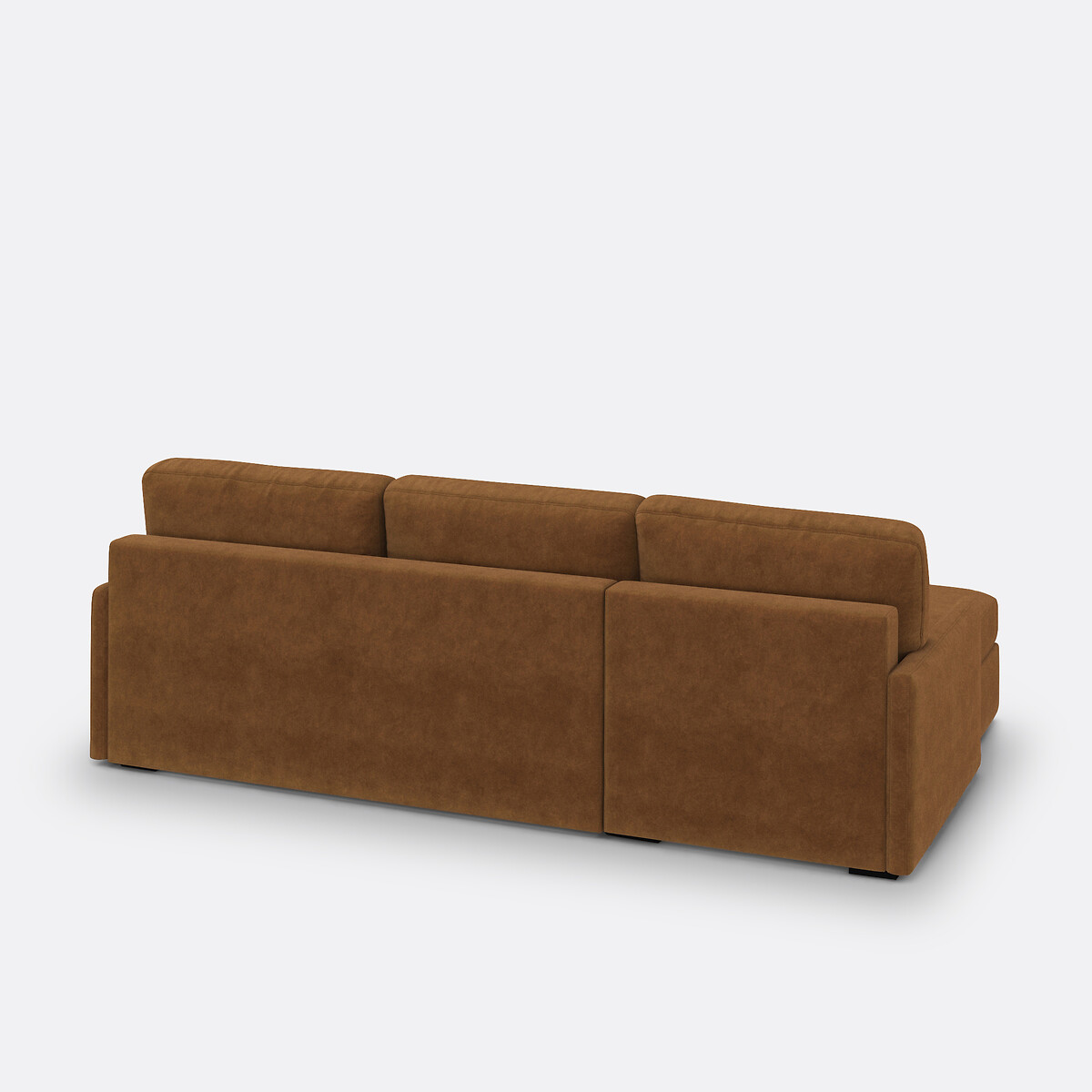 LA REDOUTE INTERIEURS<br>Sofá-cama de canto em veludo, Bultex Marta