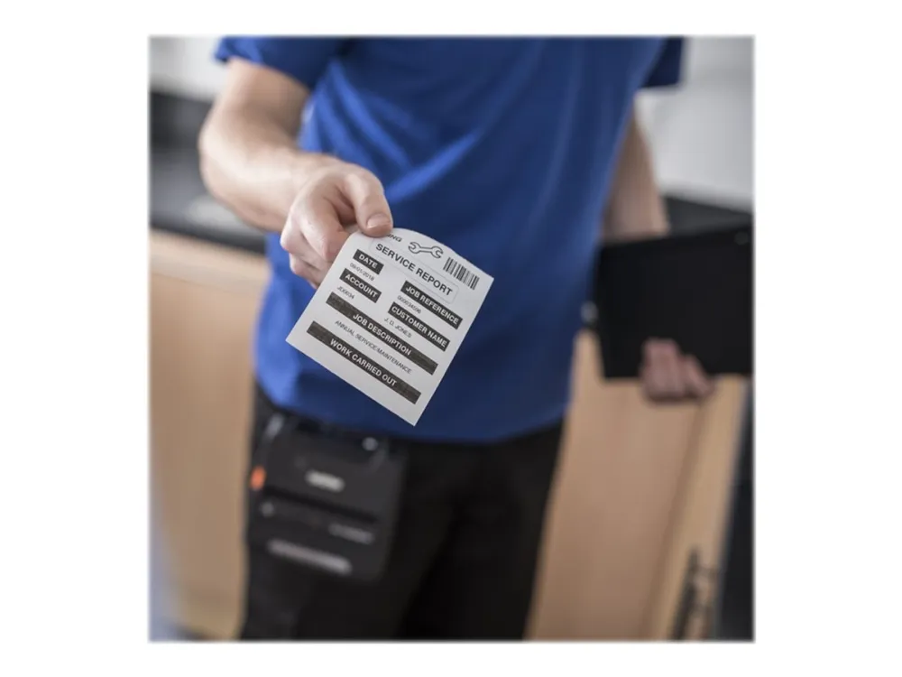 Brother RuggedJet RJ-4250WB - Etiketprinter - direkte termisk - Rulle (11,3 cm) - 203 dpi - op til 127 mm/sek. - USB 2.0, Wi-Fi(n), NFC, Bluetooth 4.2
