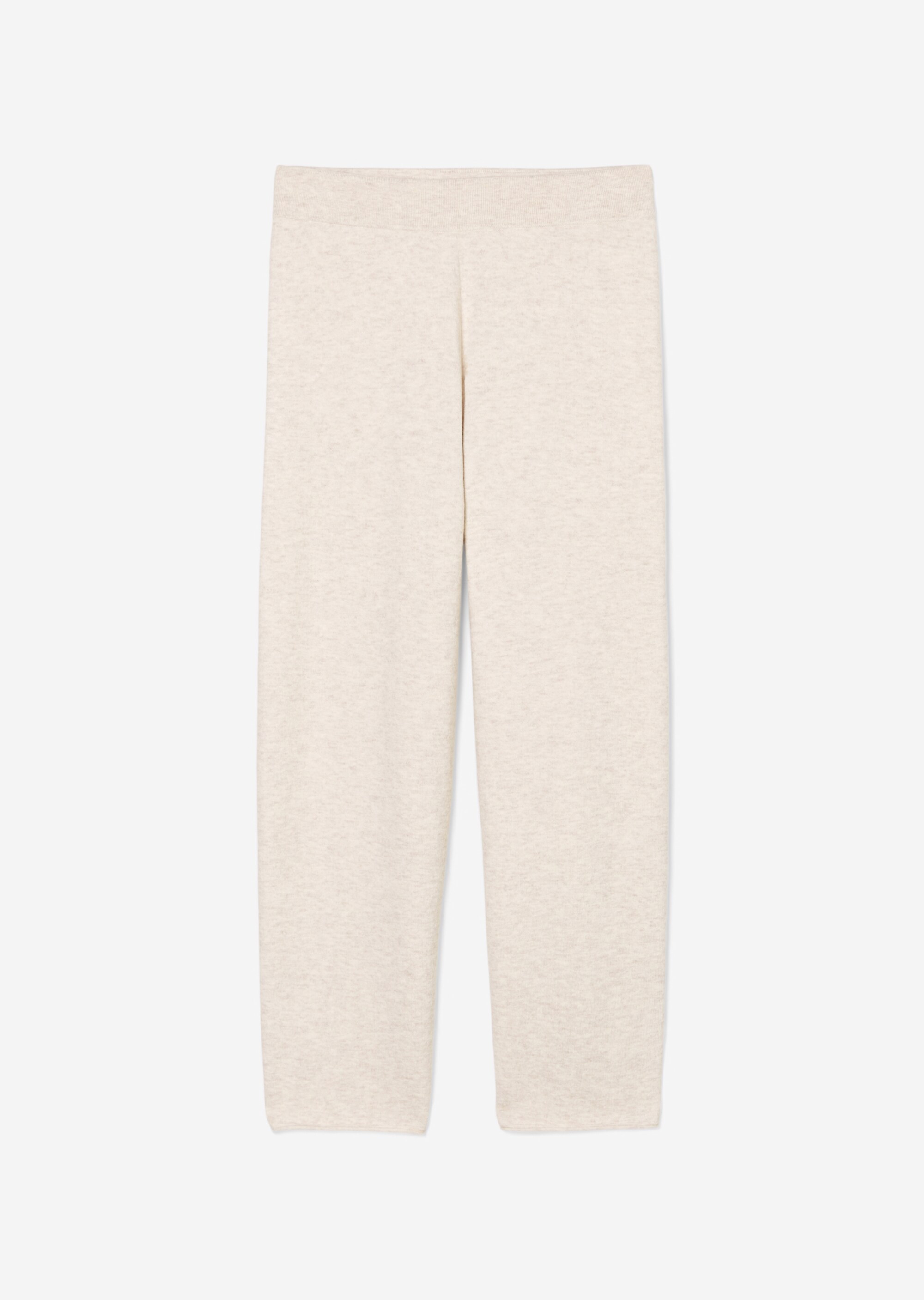 Softe Strickhose cropped aus Cotton Wool Stretch