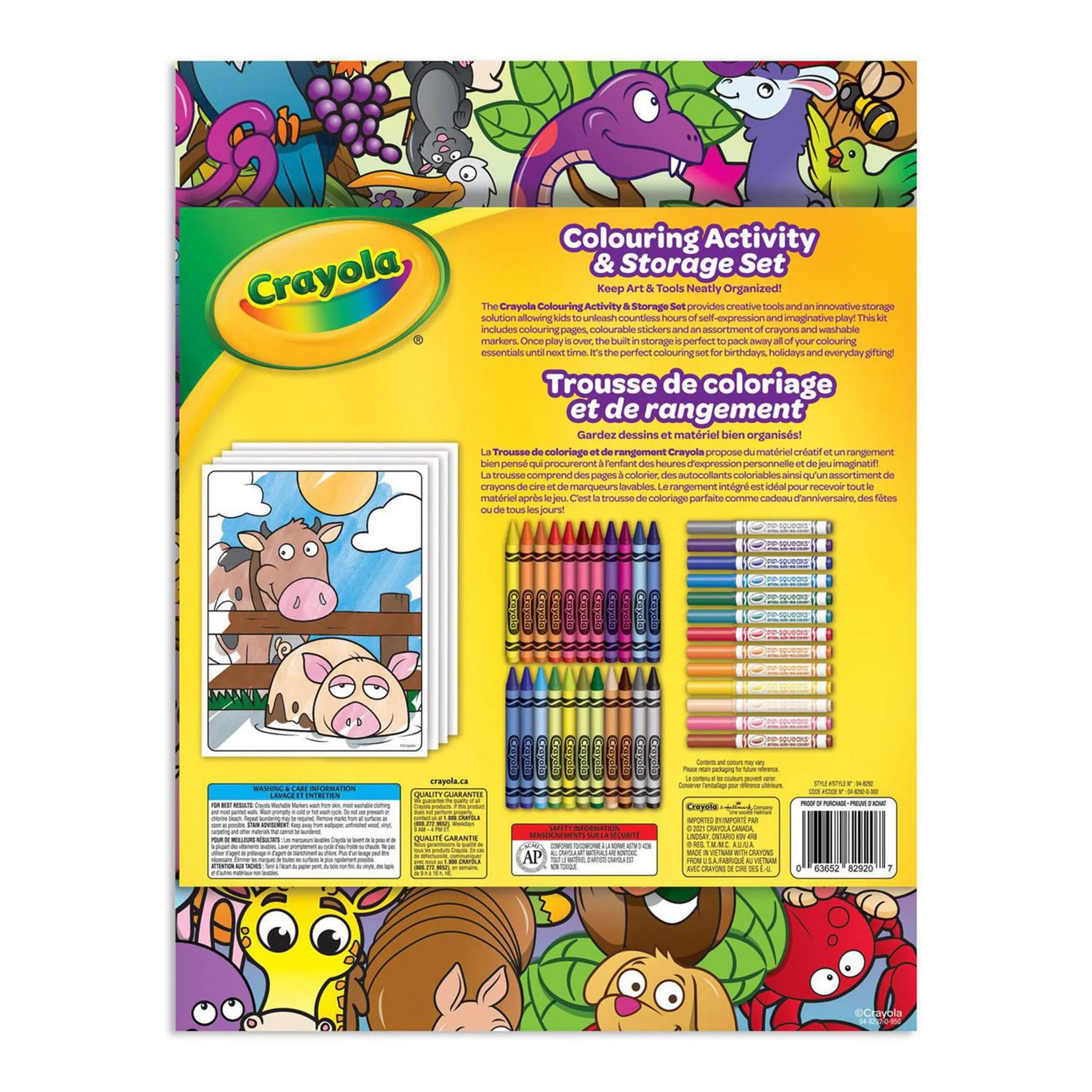 Crayola Ensemble de Coloriage et Kit de Rangement Crayola