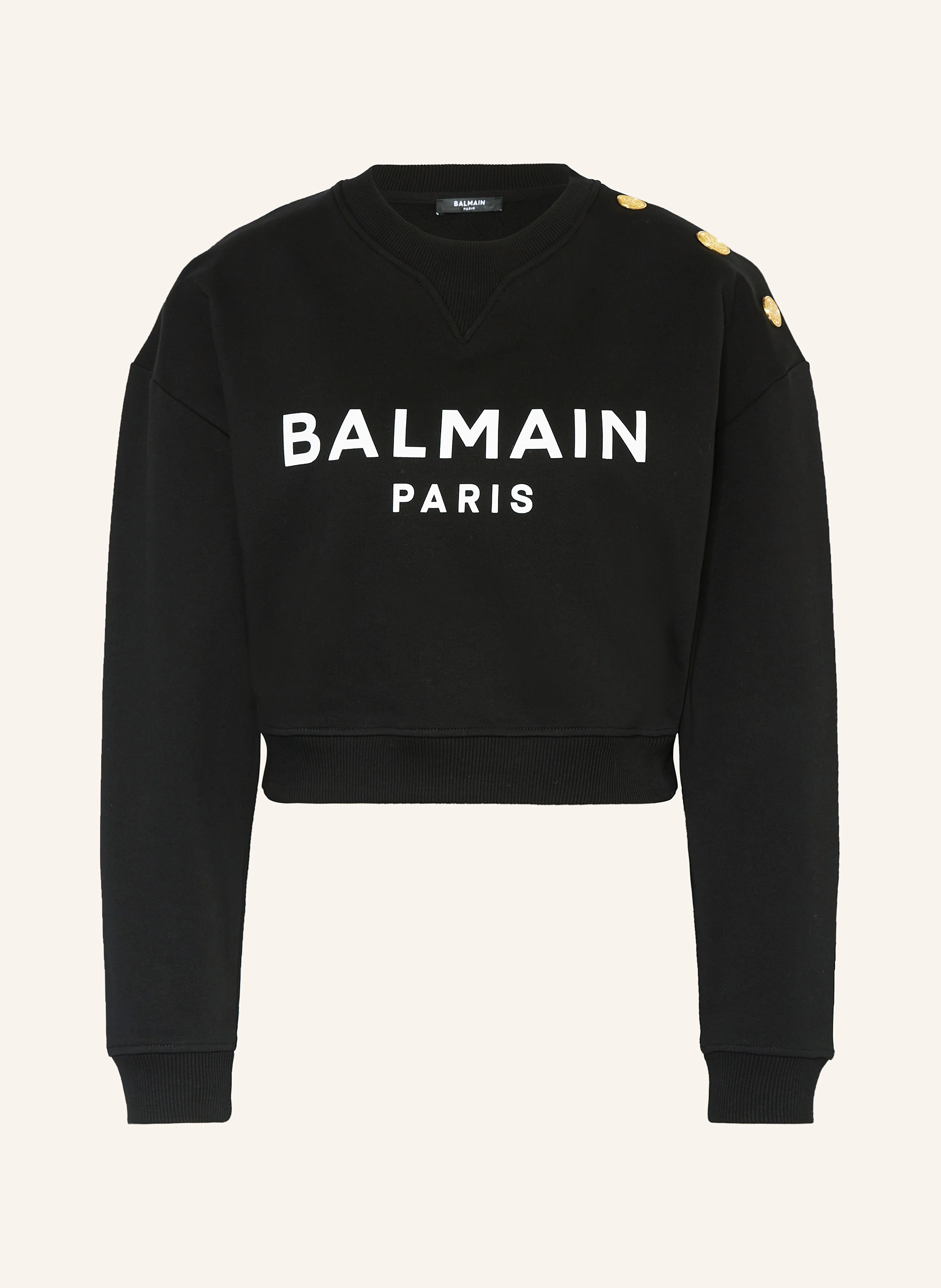 BALMAIN Cropped-Sweatshirt