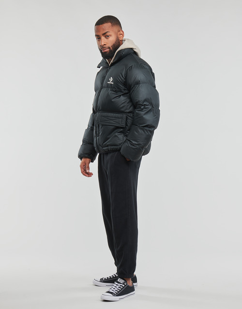 Converse - PATCH POCKET PUFFER JACKET Negro