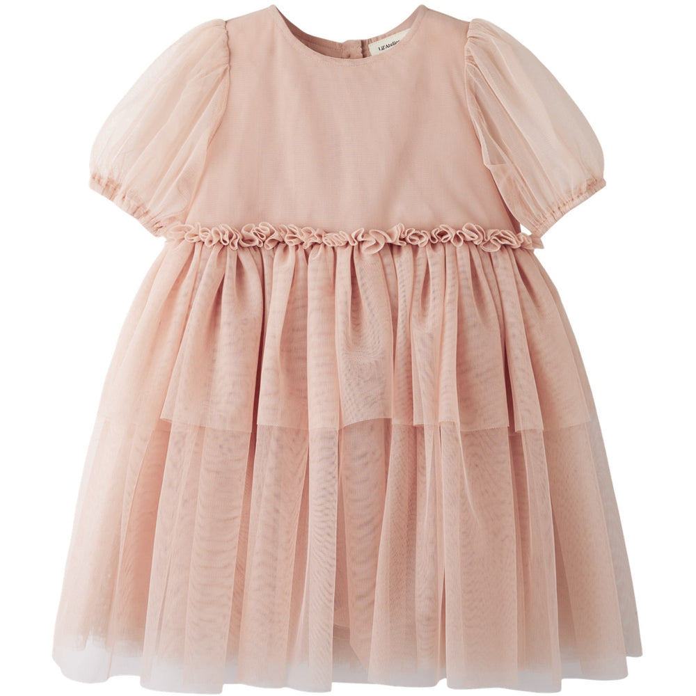 Køb Lil'Atelier Misty Rose Nmfliberty Ss Tyl Kjole Lil