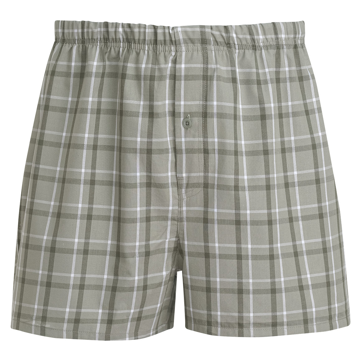 VanVaan Herren Boxer mit Karo-Muster oliv / weiss