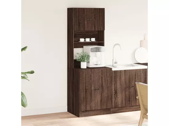 Armoire de cuisine chêne marron 60x50x180 cm bois d’ingénierie