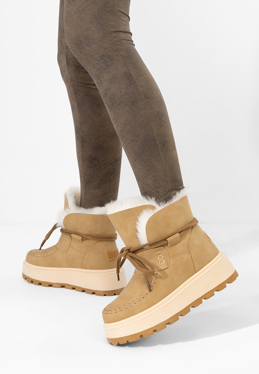 Bottines à plateforme kaki Dionea