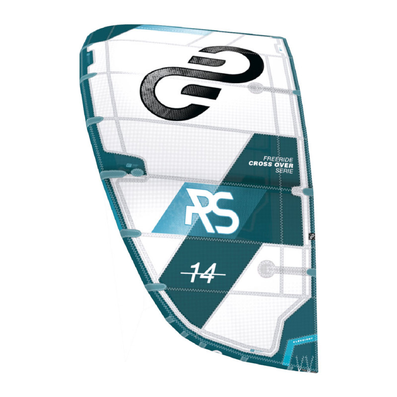AILE DE KITESURF ELEVEIGHT RS V8 TECH GREEN LIGHT WIND