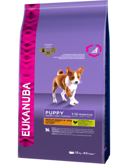 Eukanuba Growing Puppy Medium Breed Kip - Hondenvoer