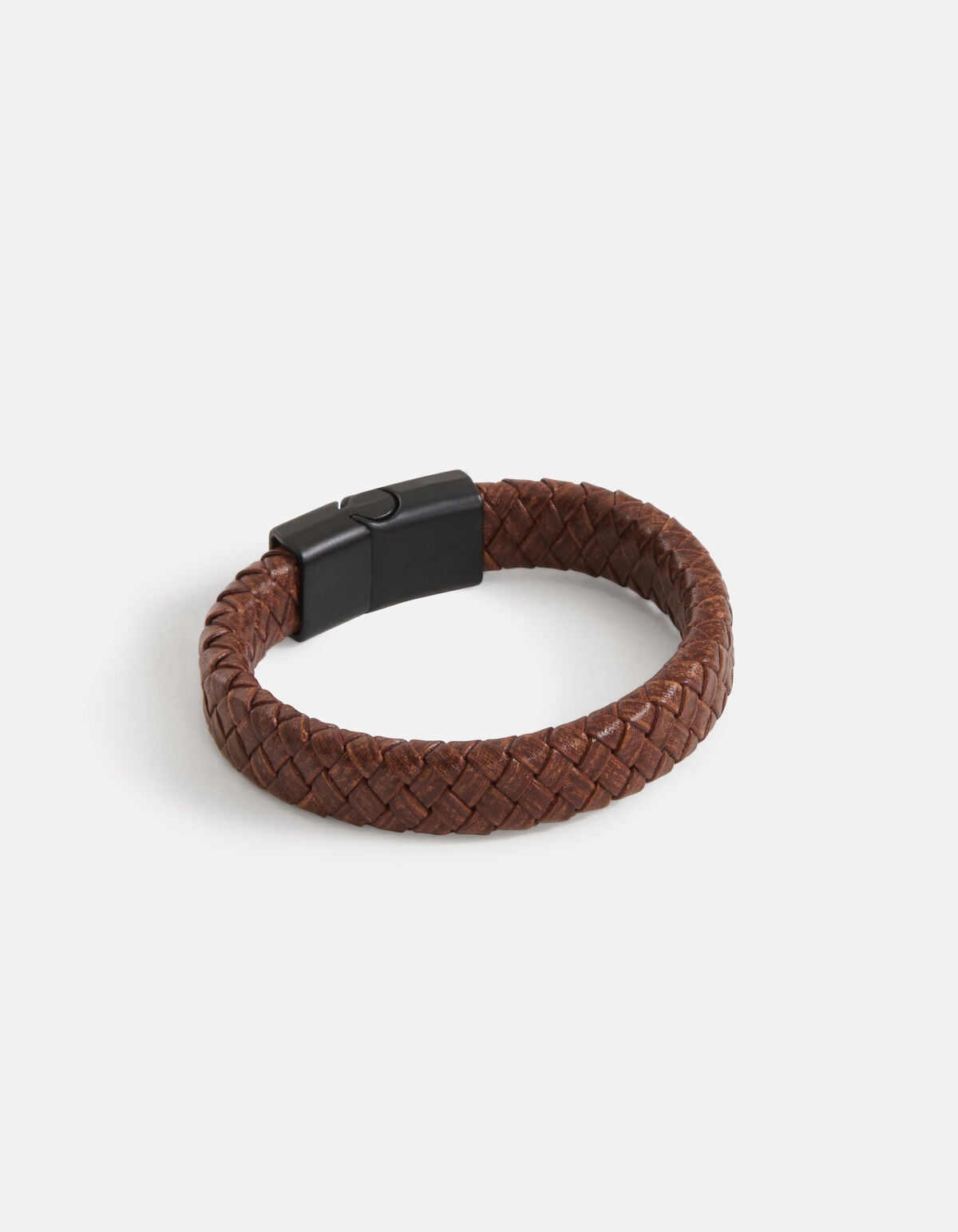 Leren Armband Donkerbruin