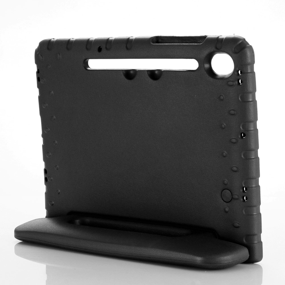 Samsung Galaxy Tab S11 / Tab S10 FE / Tab S9 FE / S9 Stossfeste Kinder Schaumstoff Schutz Hülle   Griff   Standfunktion - Schwarz