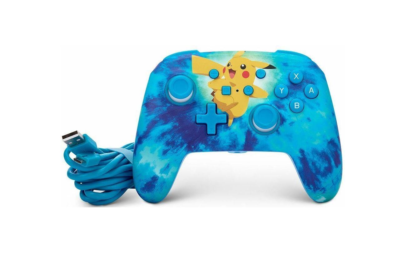 Switch - Power A Wired Controller Tie Dye Pikachu