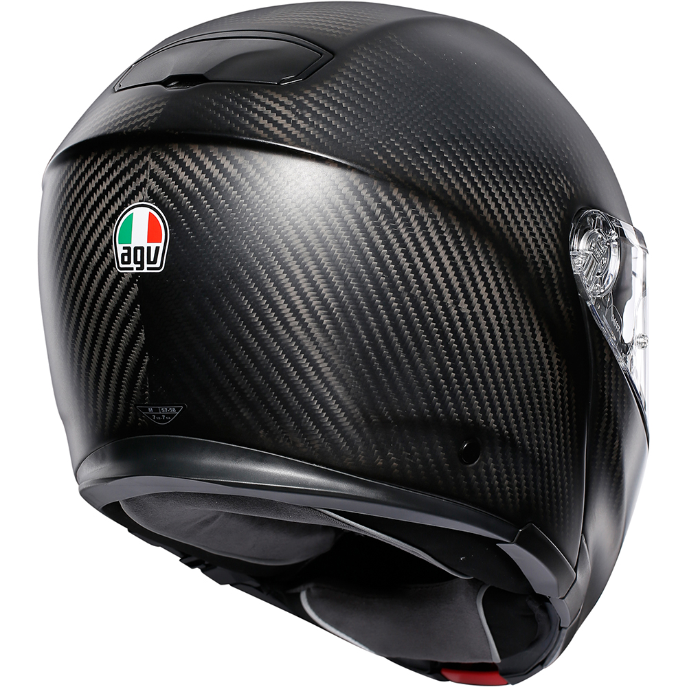 AGV - Casque SportModular Solid Carbone / Noir Mat