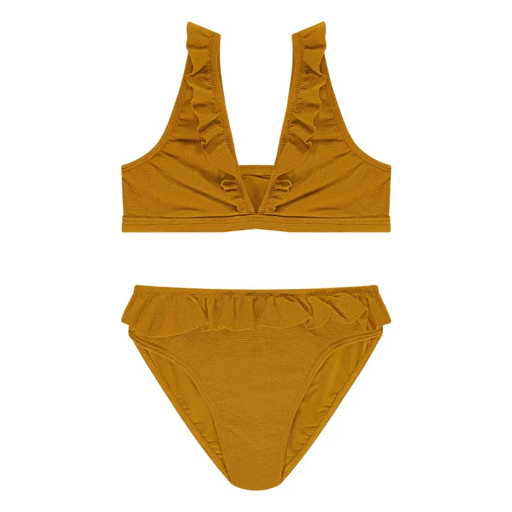Beachlife Maillot 2 Pièces Volants Scintillants | Camel