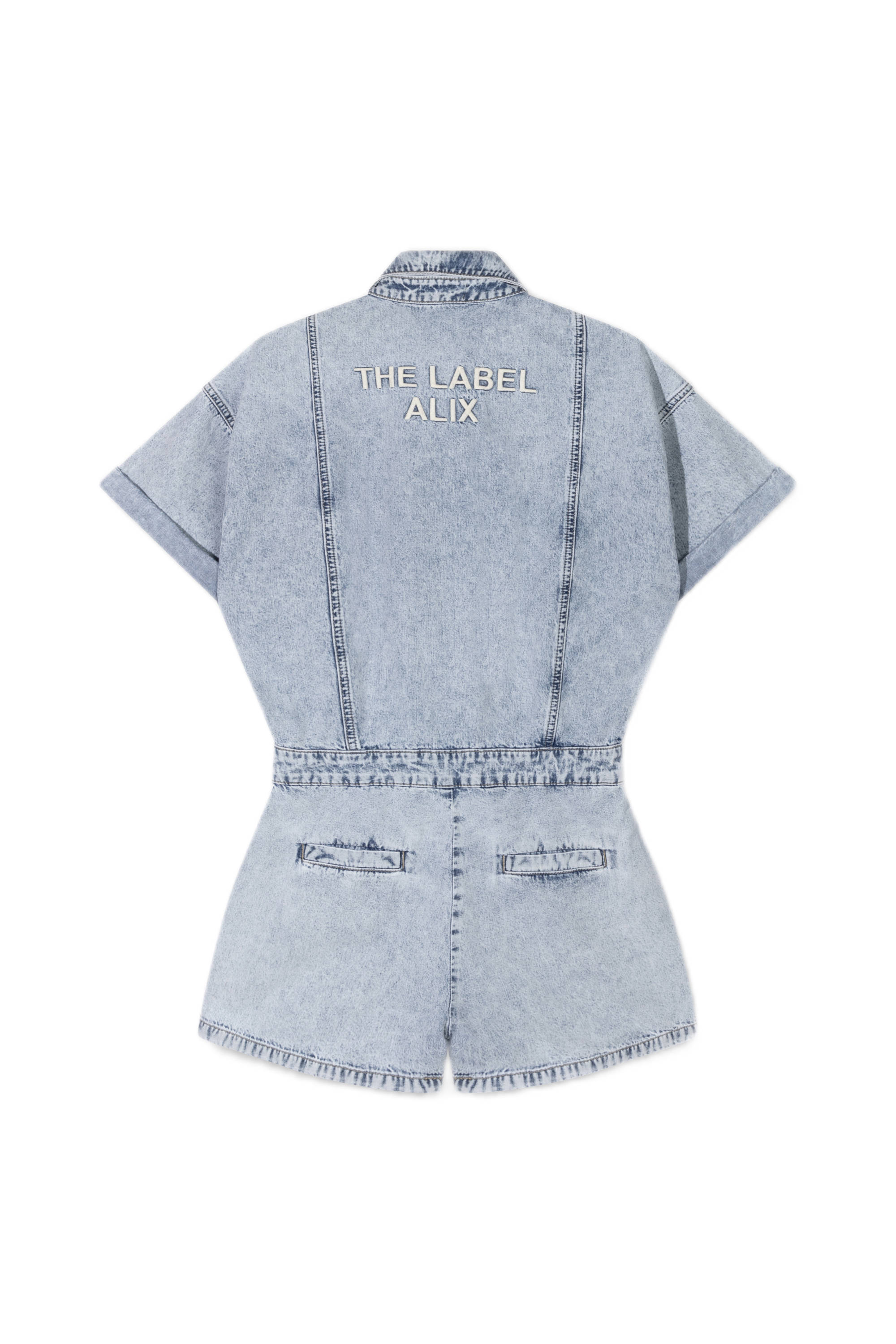 Alix the Label playsuit light blue denim