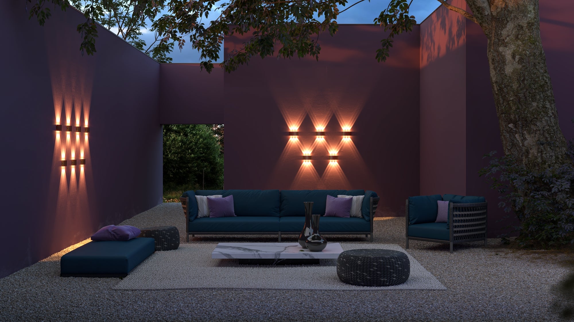 Maytoni Outdoor - Architecturale verlichting Strato - Wit