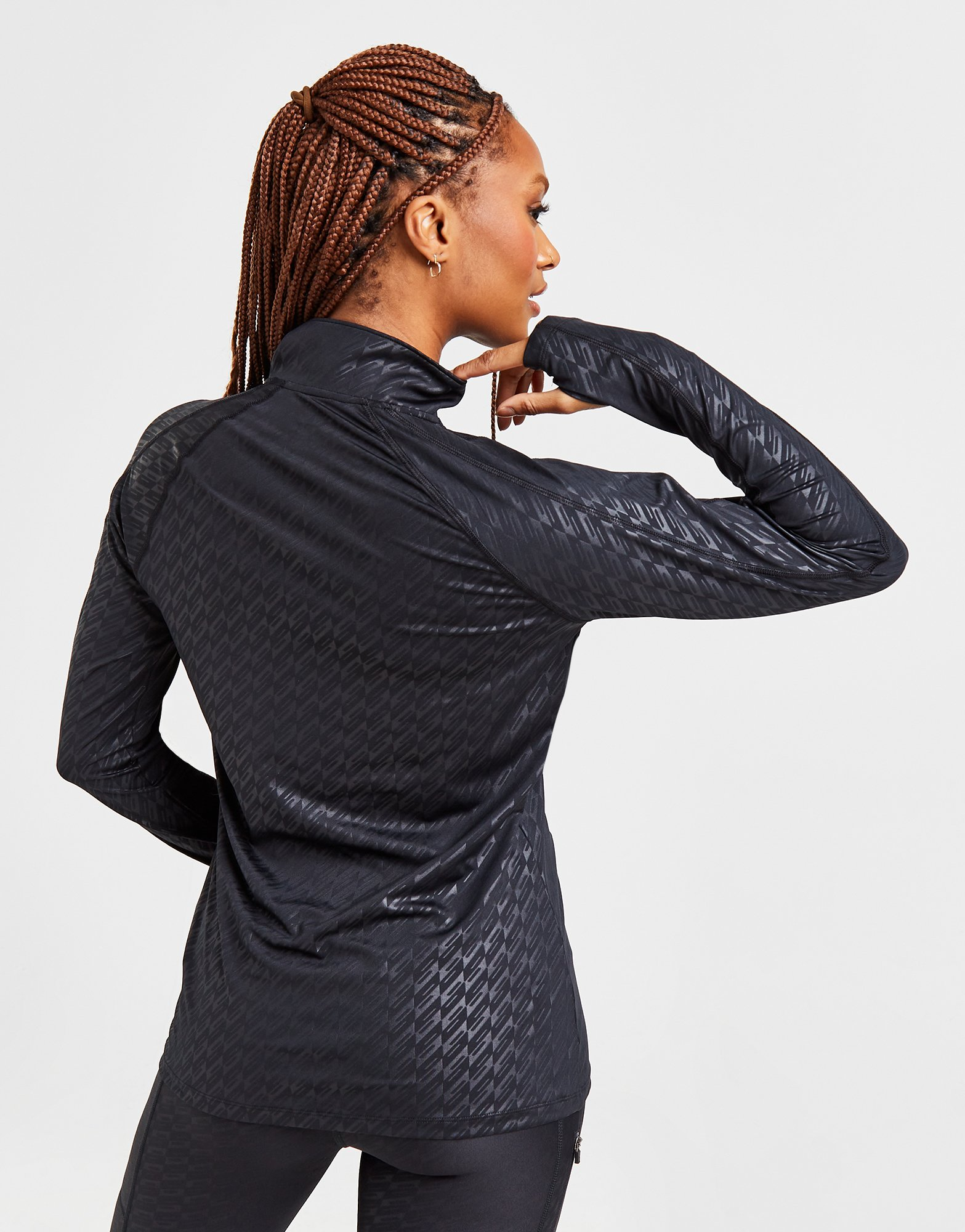 Under Armour Haut Zippé Imprimé Emboss Femme