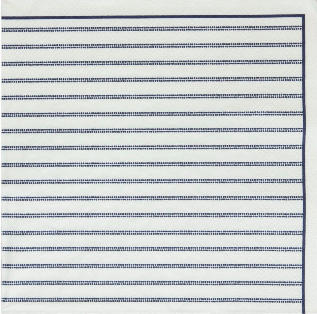 Laura Ashley servet Candy Stripe blauw 20 stuks