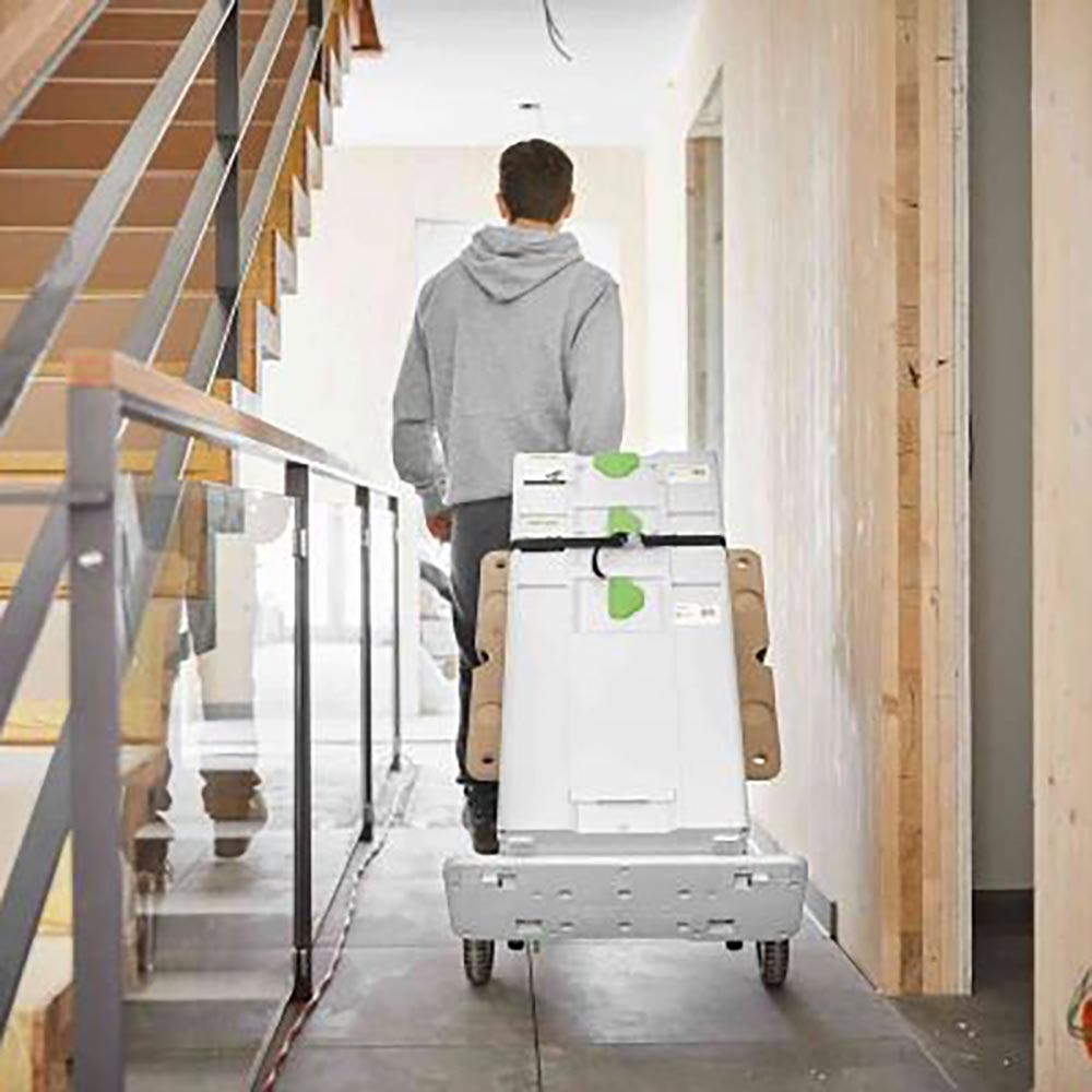 Estrutura inferior móvel para serra Systainer da FESTOOL, compatível com CSC SYS 50 577001
