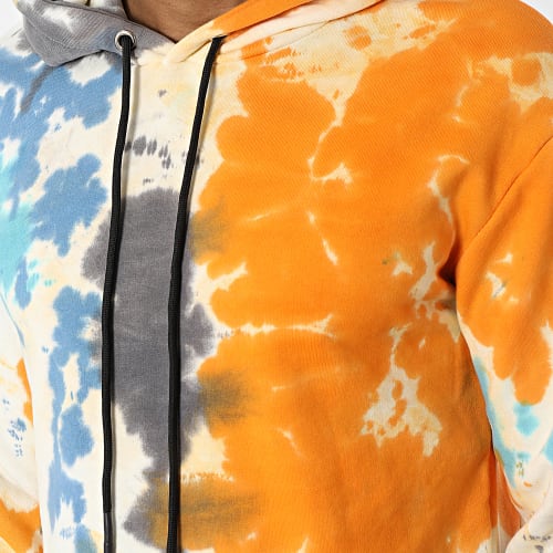 Sweat Capuche LL221 Beige Orange