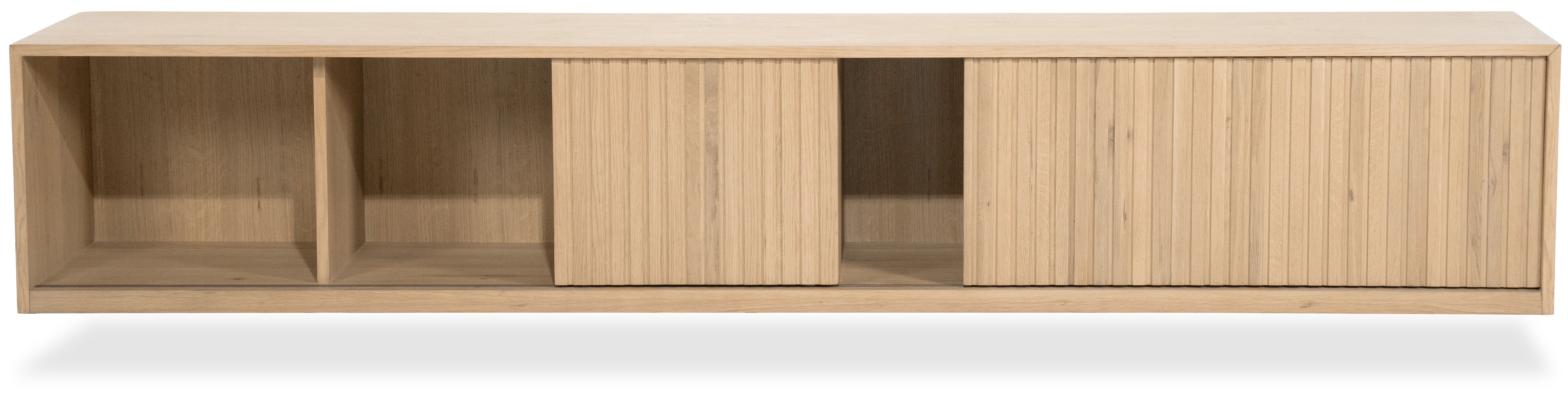 Hangend tv-meubel 96382 naturel Milo B240 x D42 x H43 cm