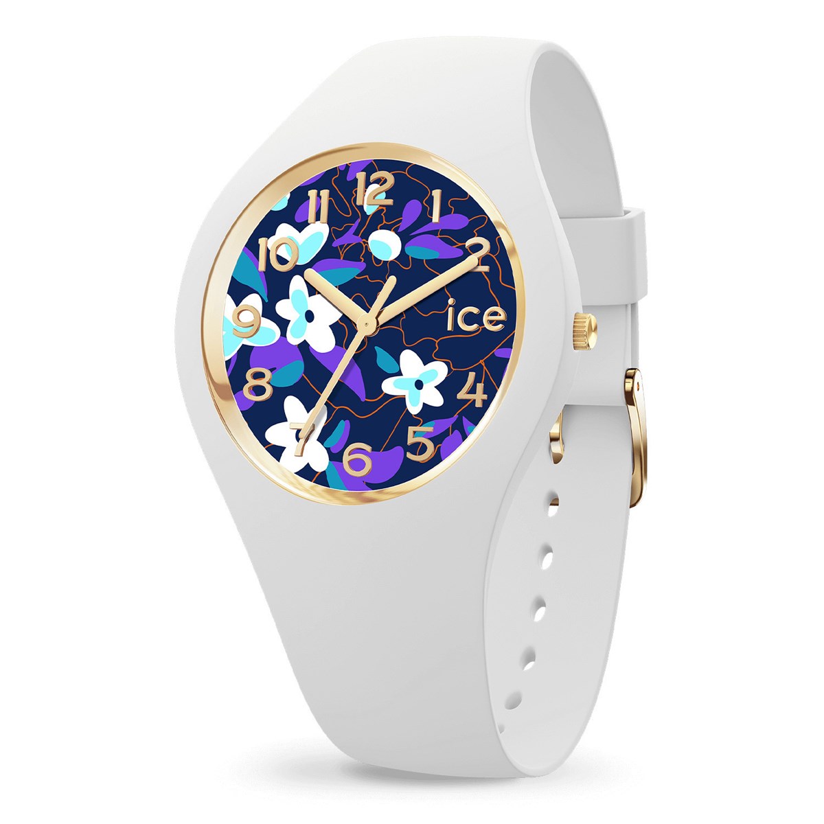 Montre femme ICE flower- Digital purple