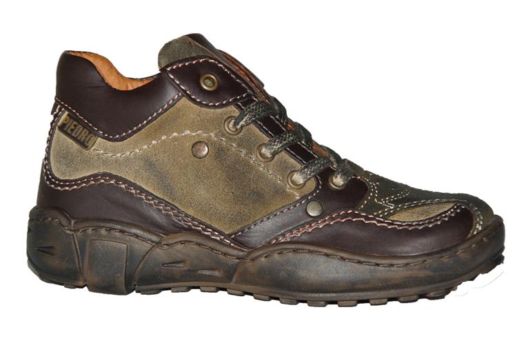 Piedro 77002N Wijdte 5.5 Donker Bruin / Kaki (1543)