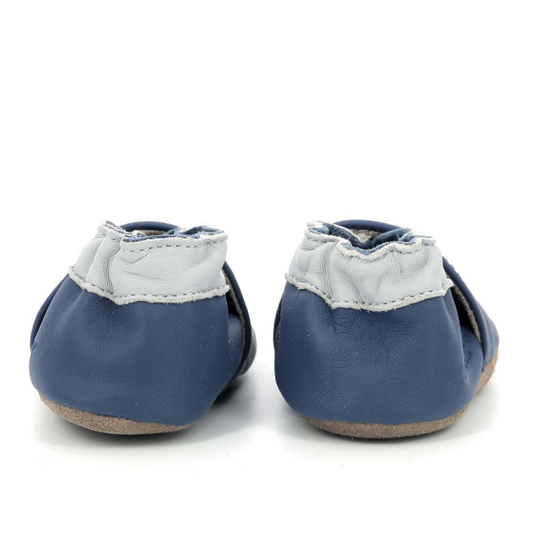 Robeez Robeez Chaussons Animal Pyramid Bleu Fonce