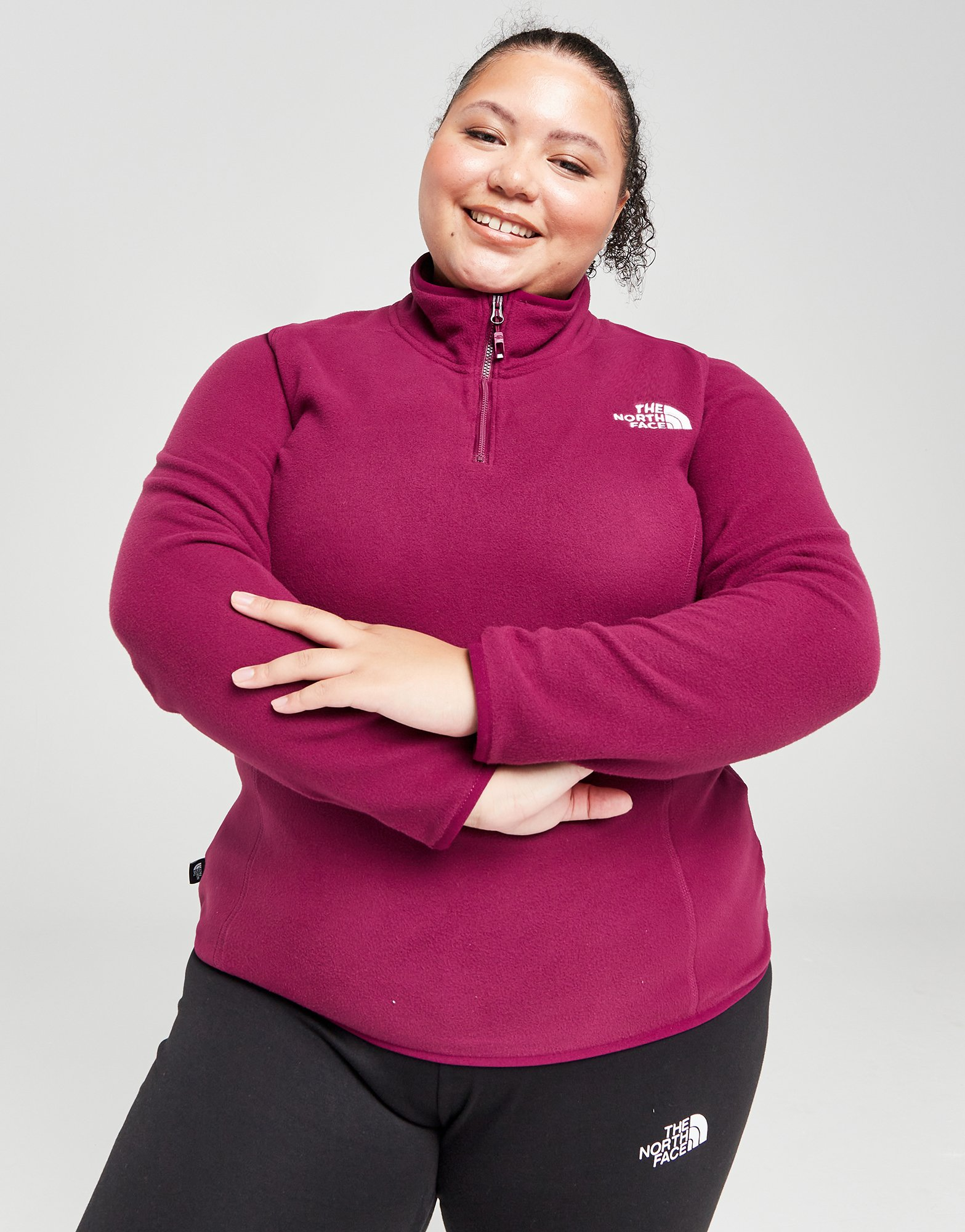 The North Face Polaire Zippée Glacier Grande Taille Femme