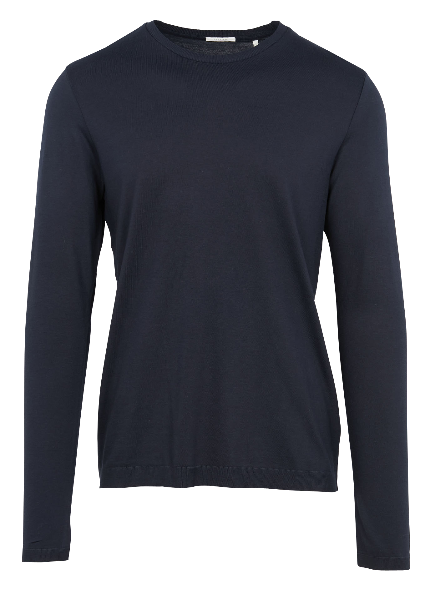 Tee-shirt col rond regular-fit en coton mélangé | Bleu