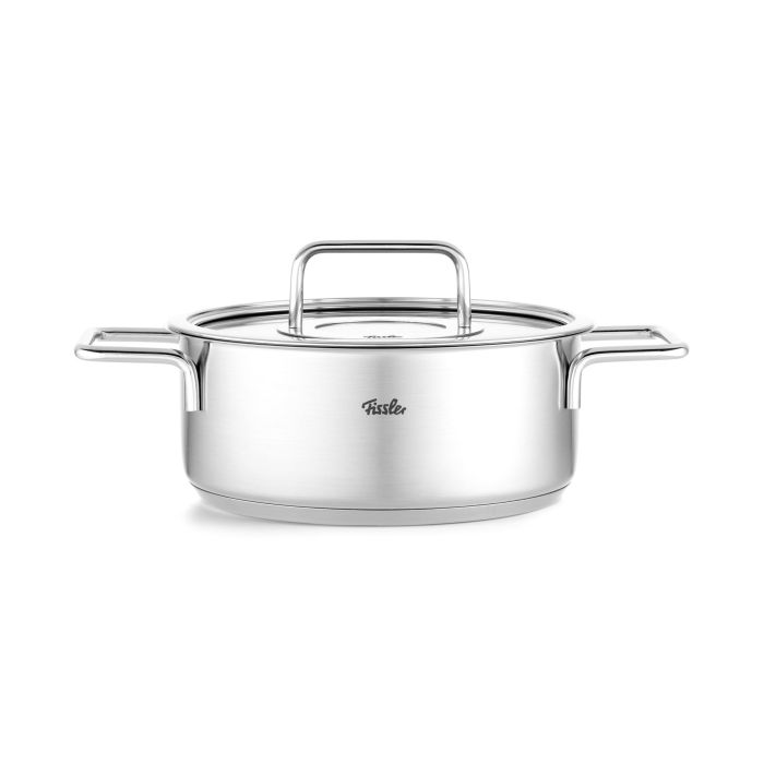 Fissler Pure Collection Bratentopf 20 cm mit Glasdeckel