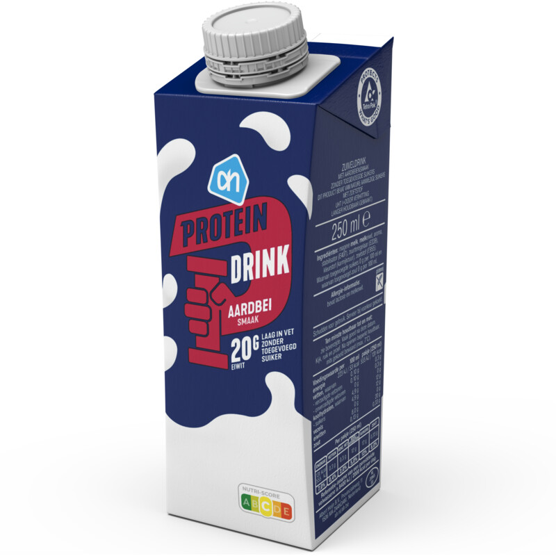 AH Proteïne drink aardbei smaak