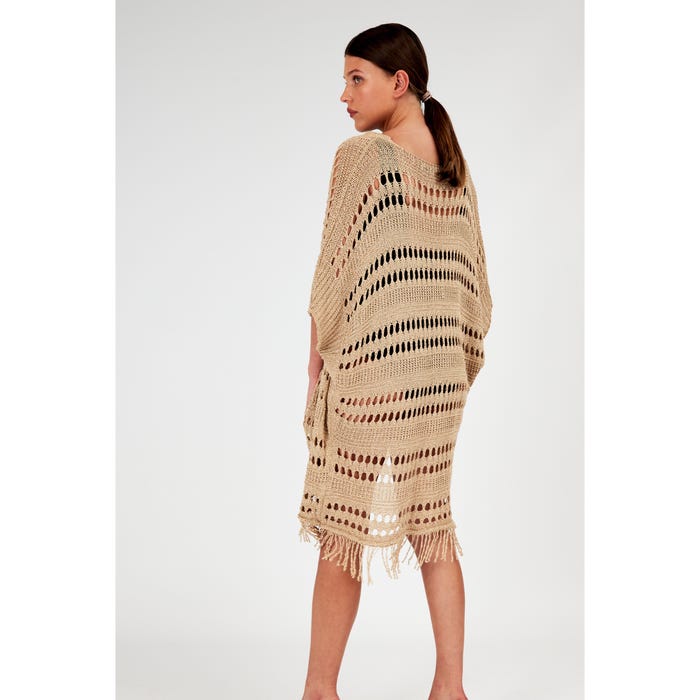 Veritas-Kimono crochet franjes