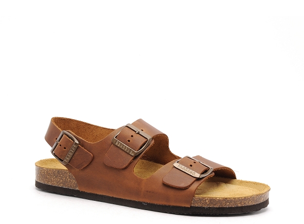 Plakton nu pieds homme baku marron